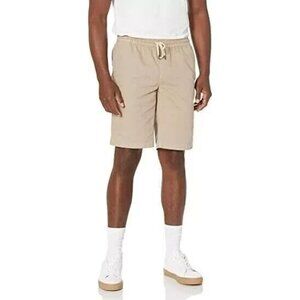 Goodthreads Men's 11" Pull-on Comfort Stretch Canvas Shorts light khaki XXL